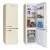 Bild: Amica Kühl-Gefrierkombination KGCR 387 102 B | Retro Design | 244L | 181x55x62cm | Energieklasse C | Coffee Cream Beige