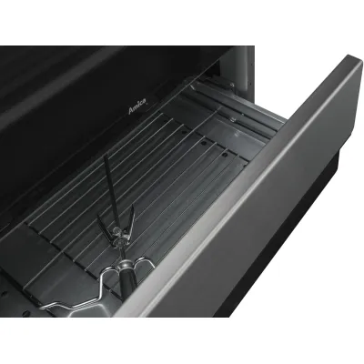 Amica Standherd SHI 905 150 E Induktion | 4 Kochzonen | 65L Backofen | Heißluft | Steam Clean | 50cm | Edelstahl | EEK A