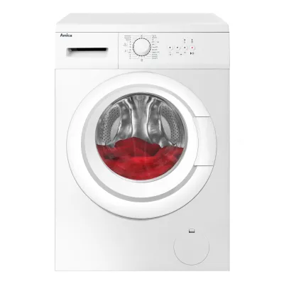 Amica Waschmaschine UWA 484 040 | Frontlader 8 kg | 1400 U/min | unterbaufähig | SteamTouch | Aquastop | Energieklasse C