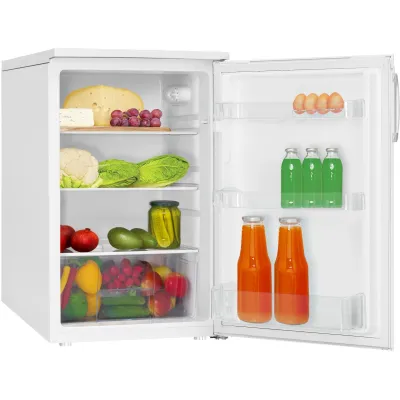 Amica Kühlschrank VKS 361005 W | Tischkühlschrank 126l | 85cm | EEK E | LED | leise 39dB | Abtauen automatisch | weiß