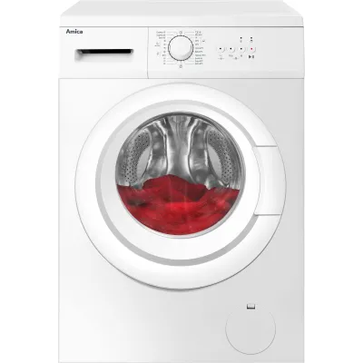 Amica Waschautomat WA 461020 | Frontlader | 6 kg | 1000 U/min | 40 cm tief | 23 Programme | Energieklasse D | Weiß