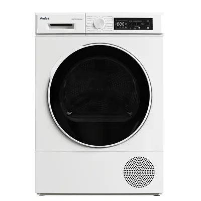 Amica Wärmepumpentrockner WTP483100 | 8 kg | 15 Programme | Startzeitvorwahl | Kindersicherung | weiß