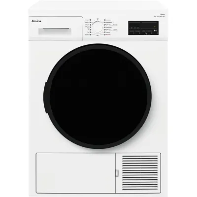 Amica Wärmepumpentrockner WTP 489 031 | 8 kg | A+++ | 15 Programme | BLDC-Motor | Knitterschutz | weiß