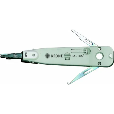 EFB LSA-Anlegewerkzeug 39951.1 | Sensor-Technologie | für LSA-PLUS & RJ45 | Schneid- & Sperrvorrichtung | grau