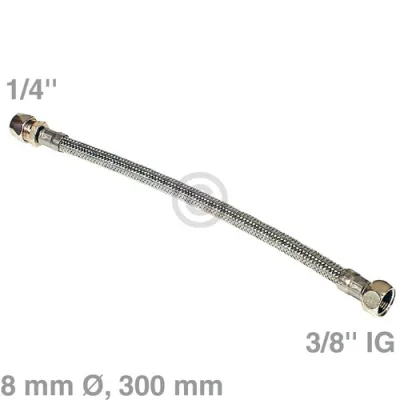 Anschlussschlauch 3/8"x1/4"/8mm 300mm flexibel für Armatur 38802830