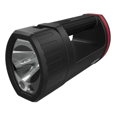 Ansmann LED Akku-Handscheinwerfer HS20R Pro | 1700 Lumen | 500m Reichweite | 3 LEDs | Blinklicht | 7h Laufzeit | schwarz