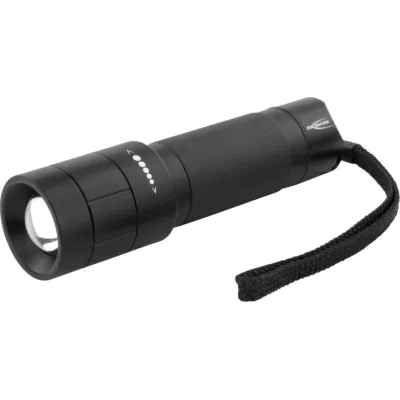 Ansmann Taschenlampe M250F 1600-0171 | LED | 150m Leuchtweite | Metallgehäuse | kompakt | inkl. Batterien | schwarz