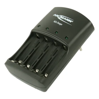 Ansmann NiZn Ladegerät 1001-0013 | für AA/AAA Nickel-Zink Akkus | 1-4 Akkus | Überladeschutz | weltweit einsetzbar