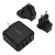 Bild: Ansmann USB-Ladegerät Travel Charger TC315 1001-0139 | 3x USB-A Ports | 15W | Reiseadapter US/UK/EU | Schwarz
