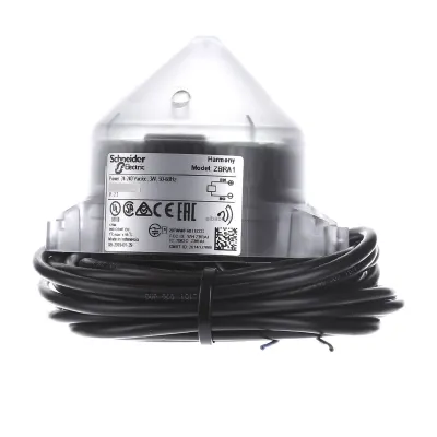Schneider Electric ZBRA1 | Repeaterantenne für Harmony XB4/XB5R | ZigBee | 24-240V AC/DC | 5m Kabel | Weiß