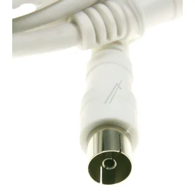 Antennenkabel 3,5m Klasse A gerade weiß für Fernsehen & Telefonie Com [Herstelle