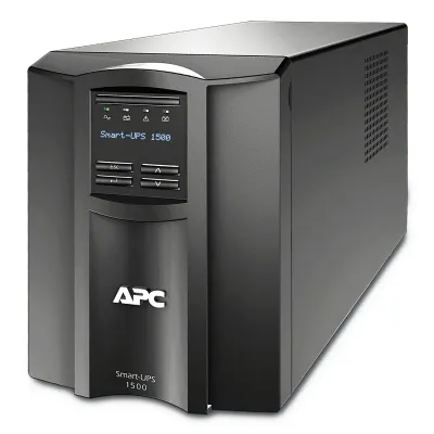 APC USV-Anlage Smart-UPS SMT1500IC | 1500VA 1000W Tower | Line-Interaktiv | 230V | 8x IEC C13 | SmartConnect | Schwarz