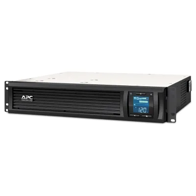 APC USV SMC1000I-2UC Smart-UPS C 1000VA | Rackmount 2U | Line-Interaktiv | LCD | 230V | 4x C13 | SmartConnect | Schwarz