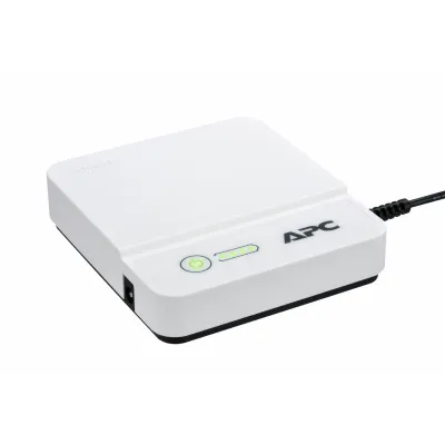 APC Mini-Netzwerk-USV CP12036LI | USV für Router & IP-Kameras | 12V DC 36W | Lithium-Ionen | Bis 4h Laufzeit | Weiß