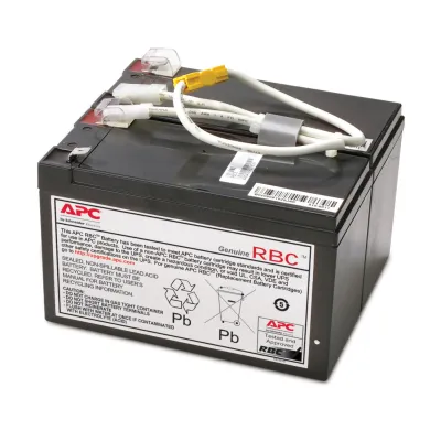 APC Ersatzbatterie RBC5 | Replacement Battery Cartridge 24V 7,2Ah | USV Akku Blei | 94x130x150mm | Schwarz