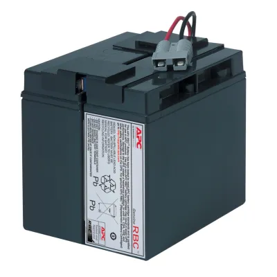 APC Ersatzbatterie RBC7 | Replacement Battery Cartridge 12V 18Ah Blei-Akku | passend für APC USV | komplett montiert