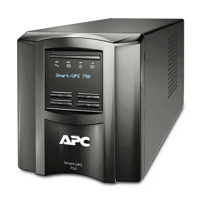 APC USV-Anlage Smart-UPS SMT750IC | 750VA 500W | Line-Interactive | SmartConnect | 6x IEC C13 | 230V | Schwarz