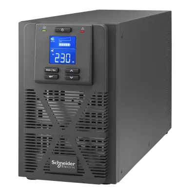 Schneider Electric USV-Anlage SRVS1KI | Easy UPS 1KVA Online | 1000VA 800W | 3x IEC C13 | Tower | USB | AC 230V