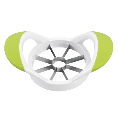 Westmark Apfelteiler 8P | Apfelschneider Edelstahl Kunststoff | Teilt 8 Stücke | Spülmaschinengeeignet | 9 cm bicolor