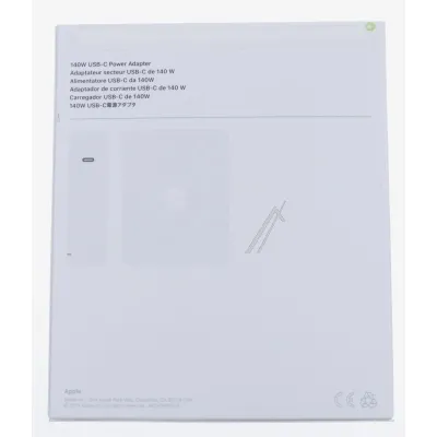 Apple USB-C Power Adapter 140W MLYU3ZM/A | Netzteil für MacBook Pro 16" (2021) | Schnellladen | 1x USB-C | Weiß