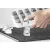Bild: APS Eiswürfelform 2er Set 36103 | Eiswürfelformer mit Deckel | 21 Eiswürfel je Form | 25x15x4 cm | Weiß/Grau