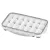 Bild: APS Eiswürfelform 2er Set 36103 | Eiswürfelformer mit Deckel | 21 Eiswürfel je Form | 25x15x4 cm | Weiß/Grau