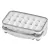 Bild: APS Eiswürfelform 2er Set 36103 | Eiswürfelformer mit Deckel | 21 Eiswürfel je Form | 25x15x4 cm | Weiß/Grau