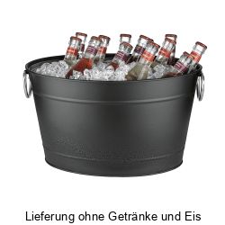 APS Getränkewanne "TIN" Metall, schwarz