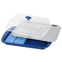 APS Kühlplatte mit Haube 43x29cm, Thermo Tablett Set, Kühl-Tablett