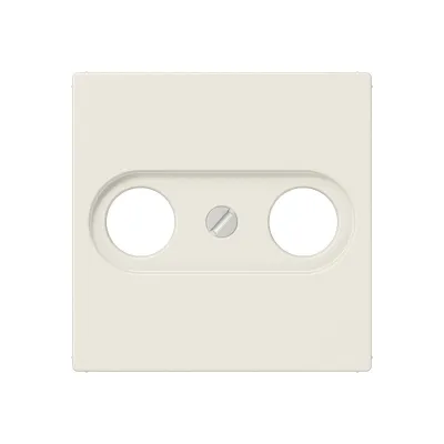 JUNG Abdeckung Antennendose A 561 PLTV | Zentralplatte 2-Loch | Schraubbefestigung | Duroplast | RAL 1013