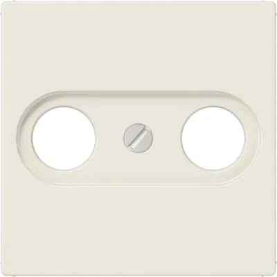 JUNG Abdeckung Antennendose A 561 PLTV | Zentralplatte 2-Loch | Schraubbefestigung | Duroplast | RAL 1013