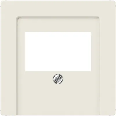 JUNG Abdeckung für TAE-Anschlussdose A 569 PLT | Zentralplatte | Schraubbefestigung | Kunststoff | cremeweiß