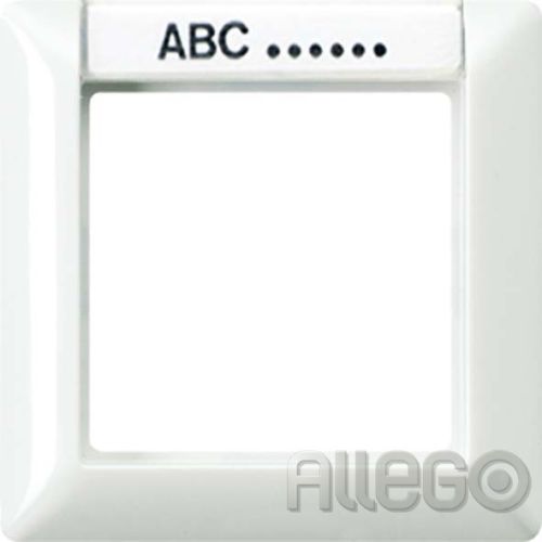 Bild: AS5/ws Rahmen 1-fach + BF 13x55,5mm, AS500/weiß