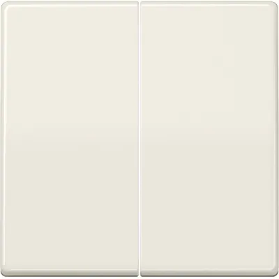 JUNG Wippe für Serienschalter AS591-5 | Doppelwippe | Serie AS500 | Duroplast glänzend | IP44 | cremeweiß
