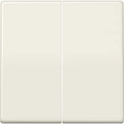 JUNG Wippe für Serienschalter AS591-5 | Doppelwippe | Serie AS500 | Duroplast glänzend | IP44 | cremeweiß