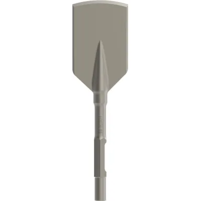 Bosch Asphaltschneider 2608690114 | PRO HEX 30 Meißel | 30 mm Sechskant | Schneidenbreite 130 mm | Länge 450 mm | Silber