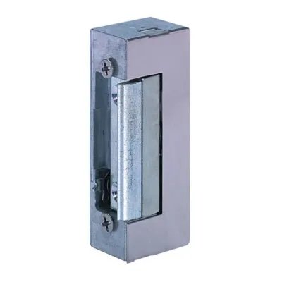 Assa Abloy effeff Türöffner 17E | elektrischer Türöffner | 6–12V AC/DC | links/rechts | Flachschließblech | verzinkt