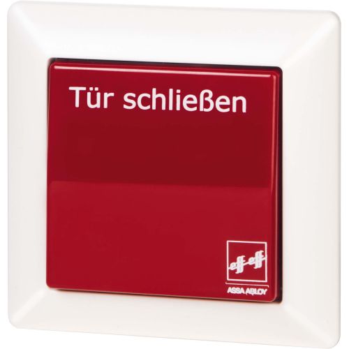 Bild: ASSA UP-Unterbrechertaster 1317-10 m. Beschriftung Türe schliessen