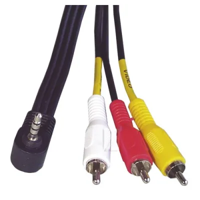 Audiokabel 3,5mm Klinke/3xC für Ofen Com 1,5m Klinkenstecker