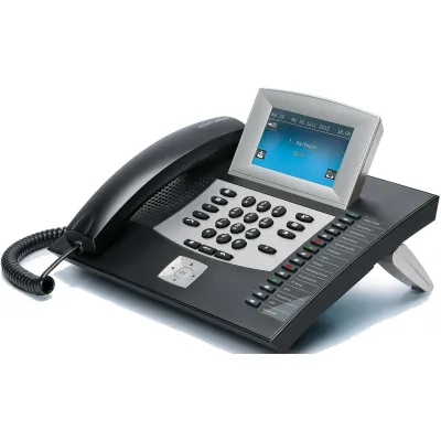 Auerswald COMfortel 2600 ISDN-Telefon | Touchscreen | Anrufbeantworter | Freisprechfunktion | schwarz