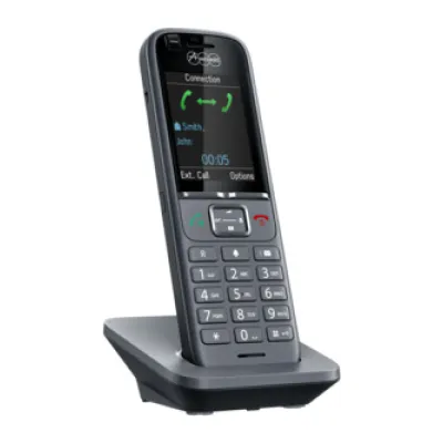 Auerswald IP-DECT Mobilteil COMfortel M-710 90241 | schnurlos | Bluetooth | Headset-Anschluss | 320h Standby | titangrau