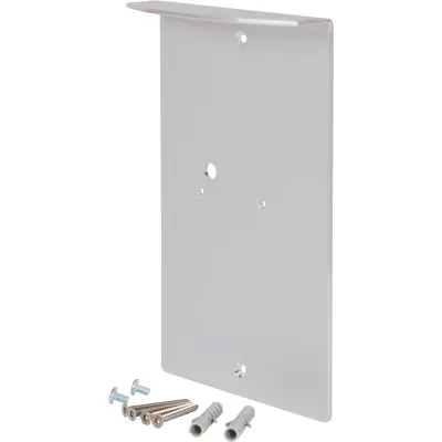 Auerswald Wetterschutzdach groß 90644 für TFS-Dialog 100/200 | Aluminium natur eloxiert | Aufputzmontage | 27x16,5x8 cm