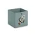 Bild: ZELLER PRESENT Aufbewahrungsbox Rocket 14499 | Spielzeugbox Kinderzimmer | Vlies faltbar 28x28x28 cm | petrol
