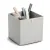 Bild: ZELLER PRESENT Aufbewahrungsbox 14539 | Vliesbox 32x32x32cm | faltbar | stabil | Griff mit Metallring | grau