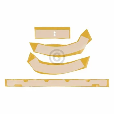 Aufkleber Ecovacs 201-2113-0035 für Staubsauger-Roboter 4Stk