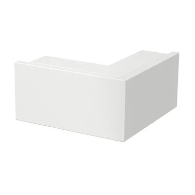 OBO Bettermann Außeneck LKM A60100RW 6249574 | Kabelkanal 90° | 100x64mm | Stahl | IP30 | halogenfrei | RAL9010 reinweiß