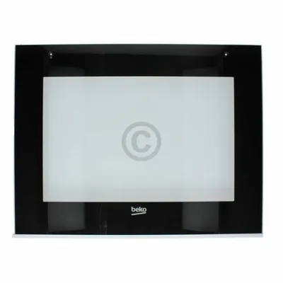 Außenfenster für Türe Beko 210442325 in Backofen Herd