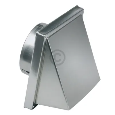 Außenhaube 150erR Edelstahl gebürstet