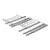Bild: Auszugsschienen Set für 3 Backbleche Roste Bosch 17007521 in Backofen