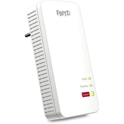 AVM Powerline Adapter FRITZ!Powerline 1240 AX | WLAN Mesh | Wi-Fi 6 | 1200 MBit/s | 2x Gigabit LAN | WPA3
